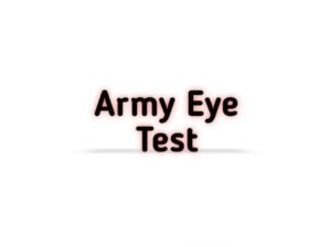 Army Eye Test