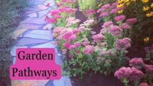 Backyard Garden Ideas: Have plants on both side, and pathway in between